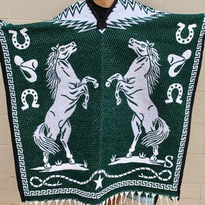NEEW Horse Poncho Gaban Poncho de Caballo mexican